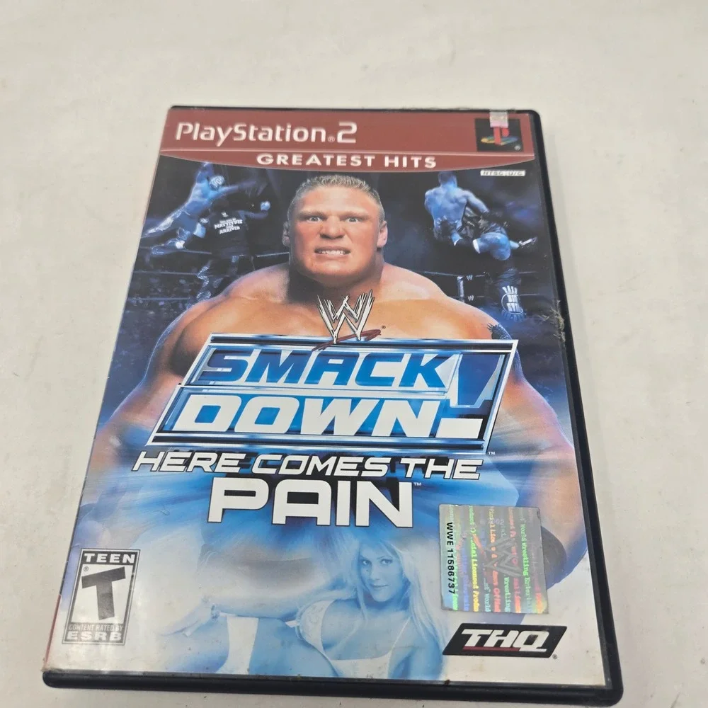 WWE SmackDown Here Comes‎ the Pain PS2 PlayStation 2 Greatest Hits THQ Wrestling